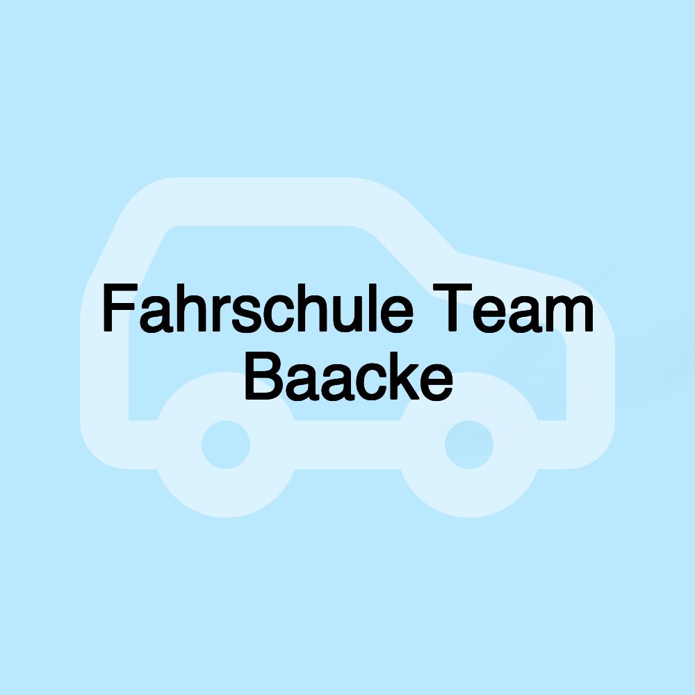 Fahrschule Team Baacke