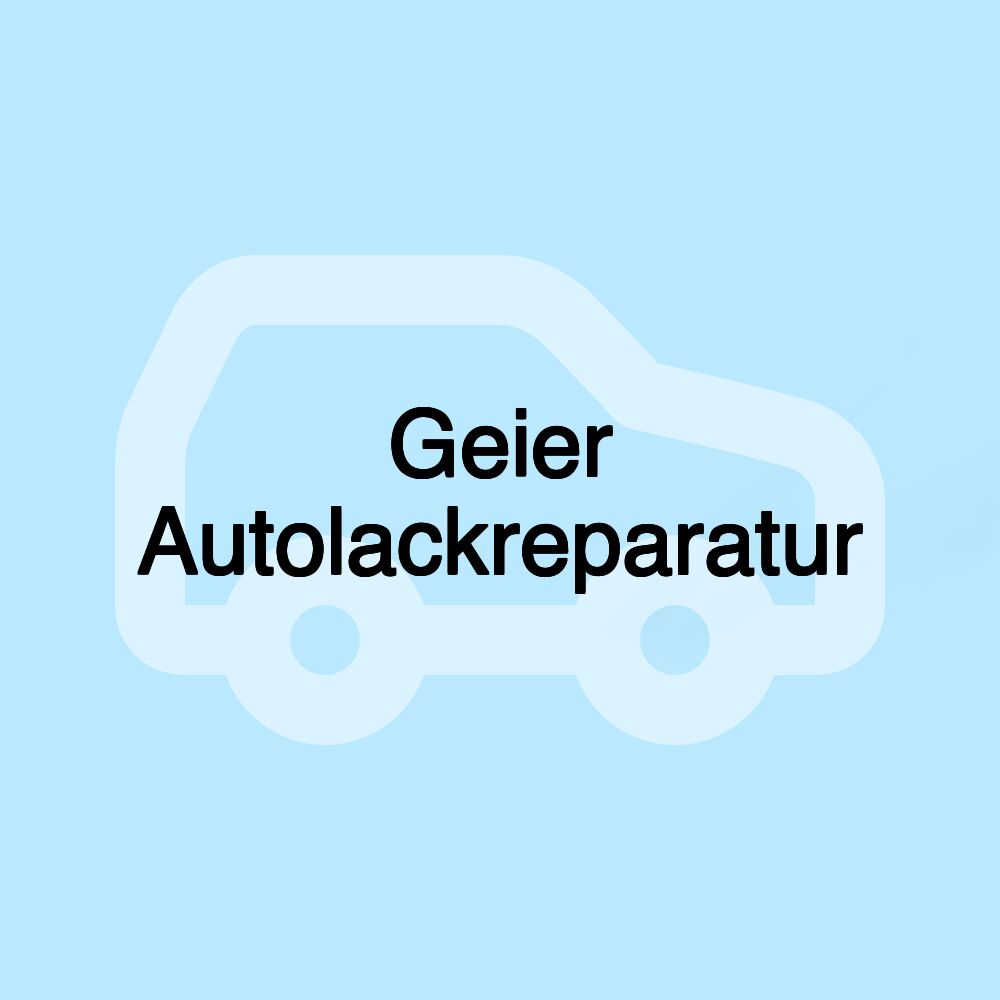 Geier Autolackreparatur