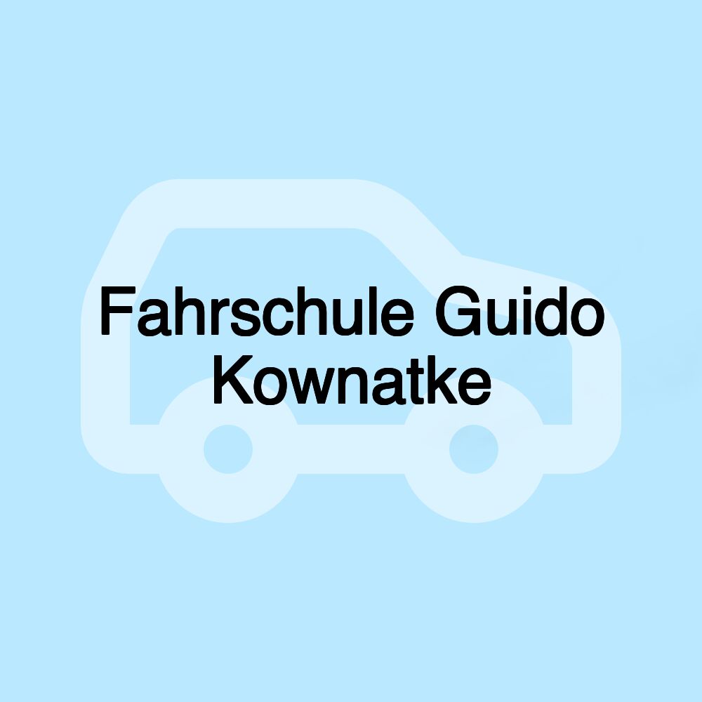 Fahrschule Guido Kownatke