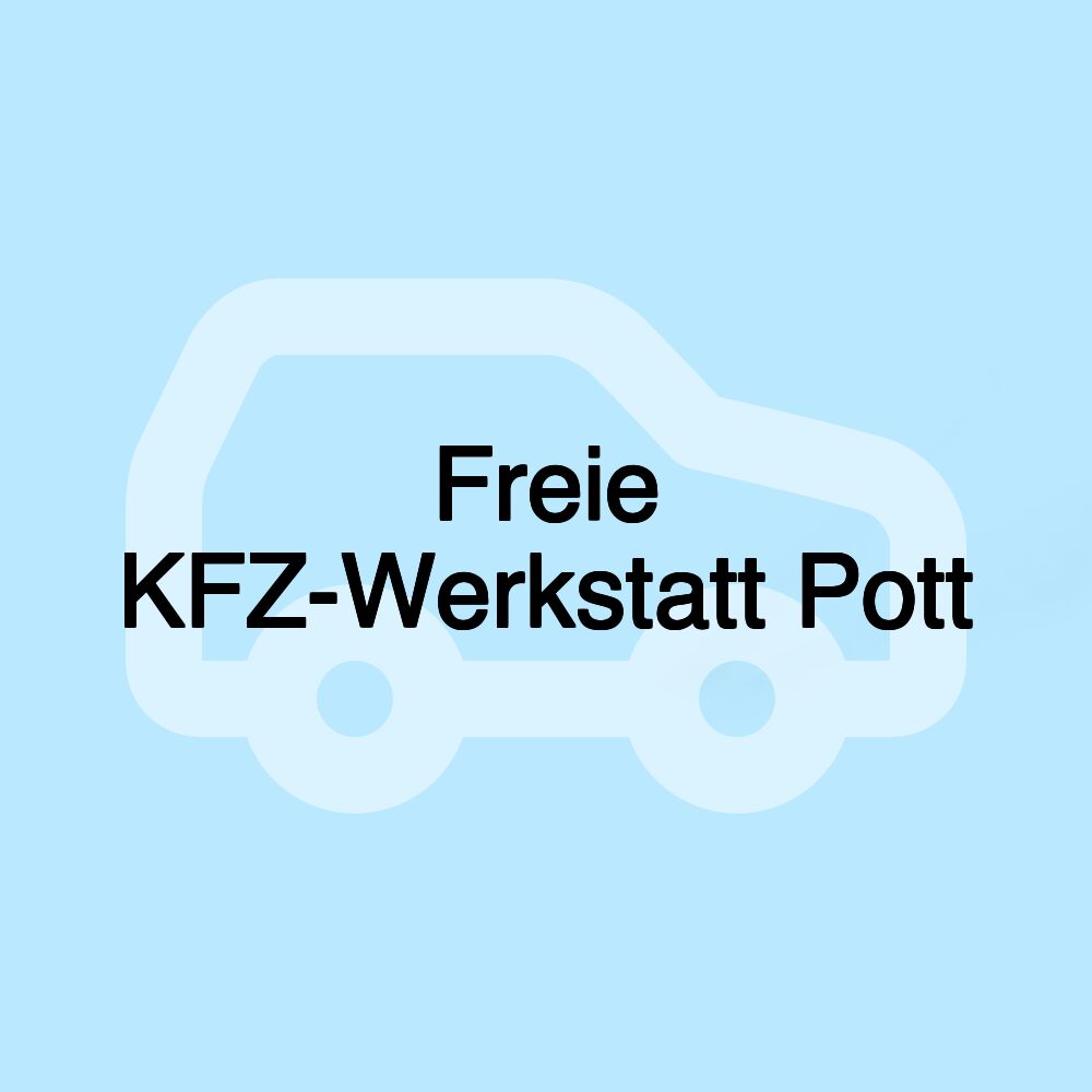 Freie KFZ-Werkstatt Pott