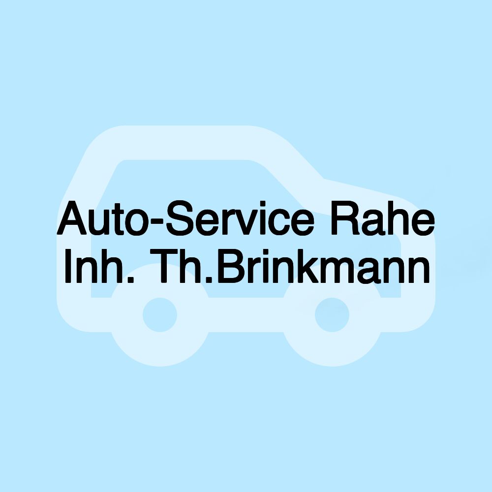 Auto-Service Rahe Inh. Th.Brinkmann