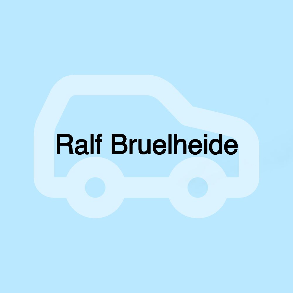 Ralf Bruelheide