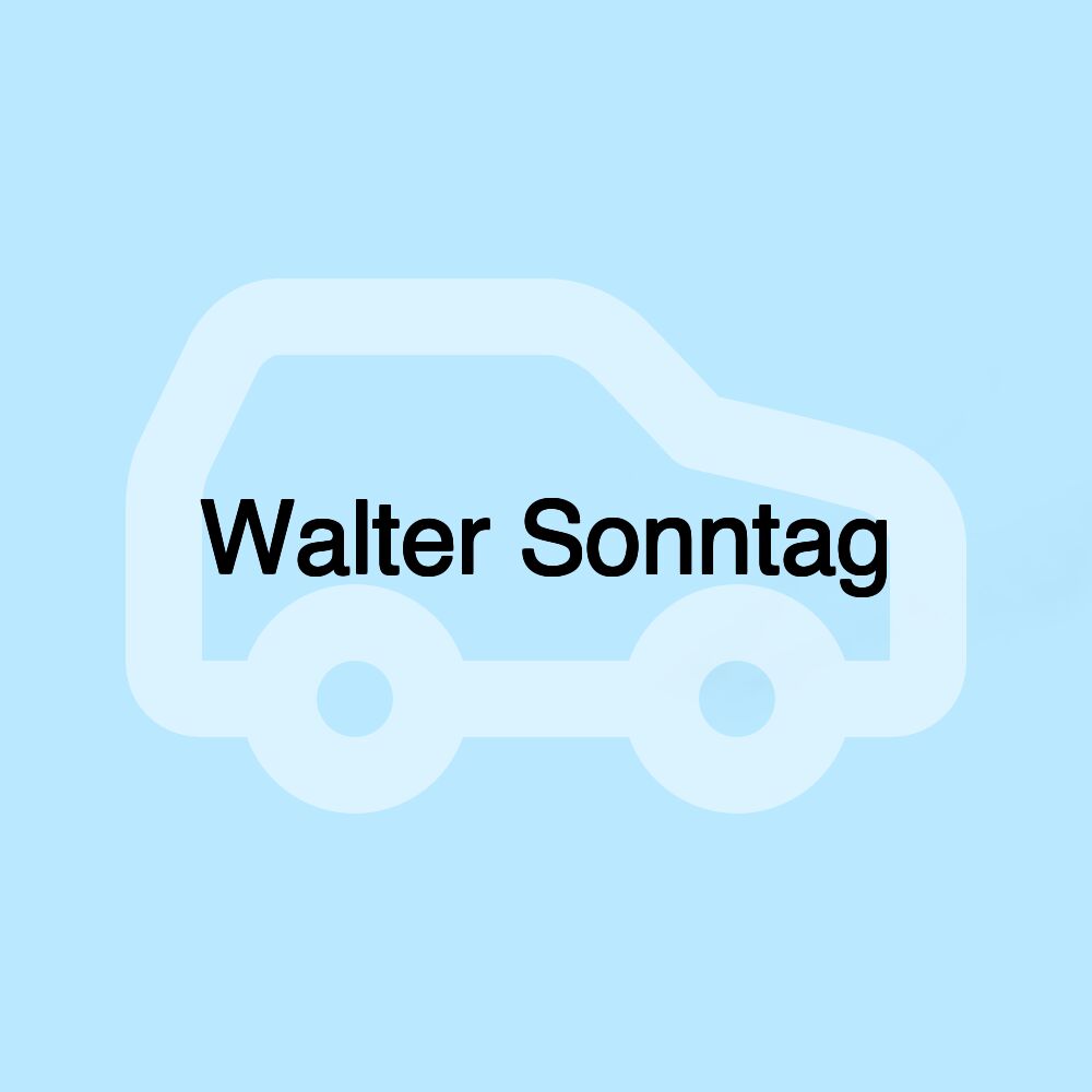 Walter Sonntag