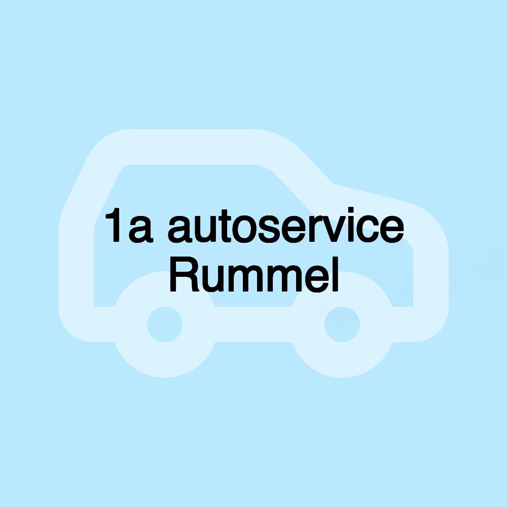 1a autoservice Rummel