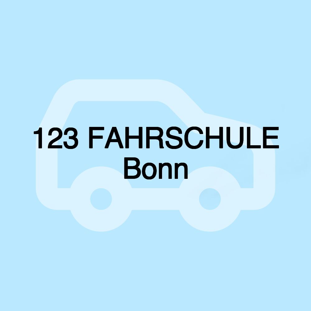 123 FAHRSCHULE Bonn