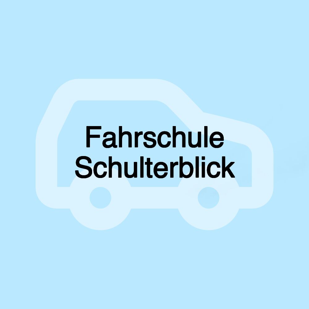 Fahrschule Schulterblick