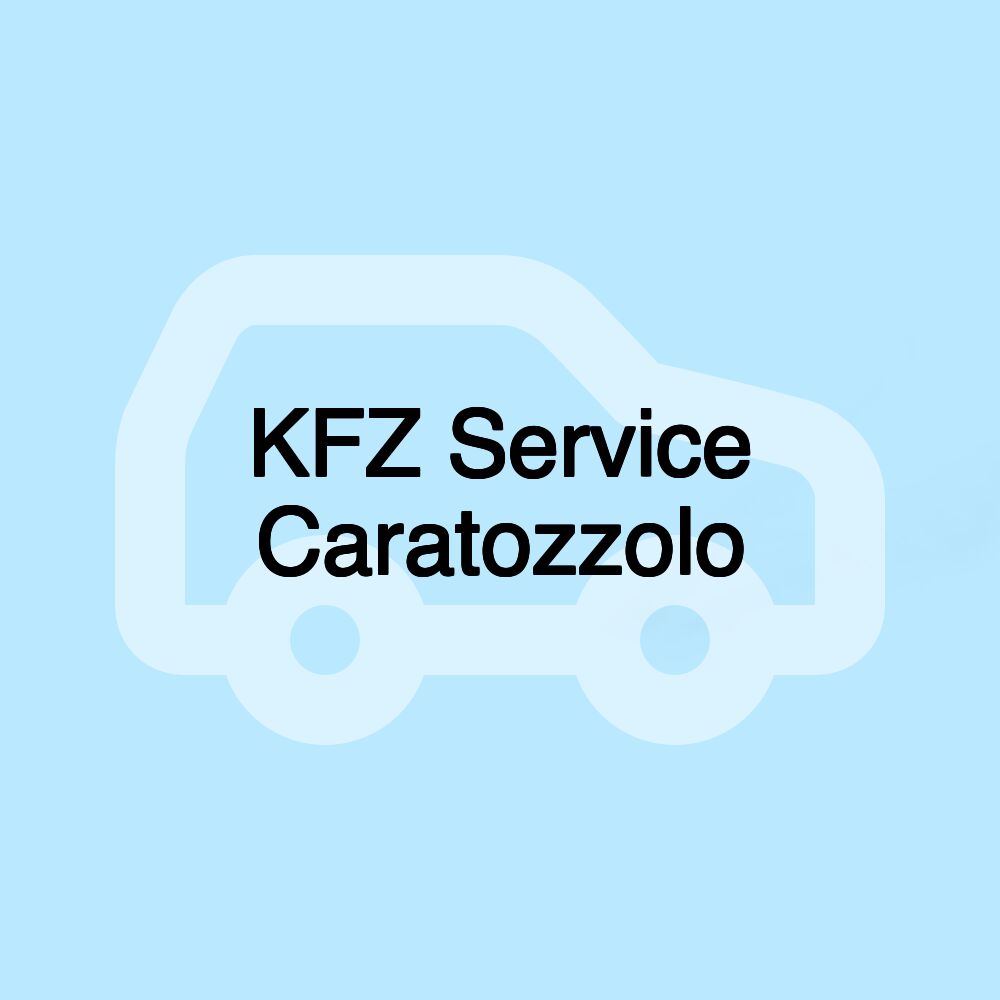 KFZ Service Caratozzolo