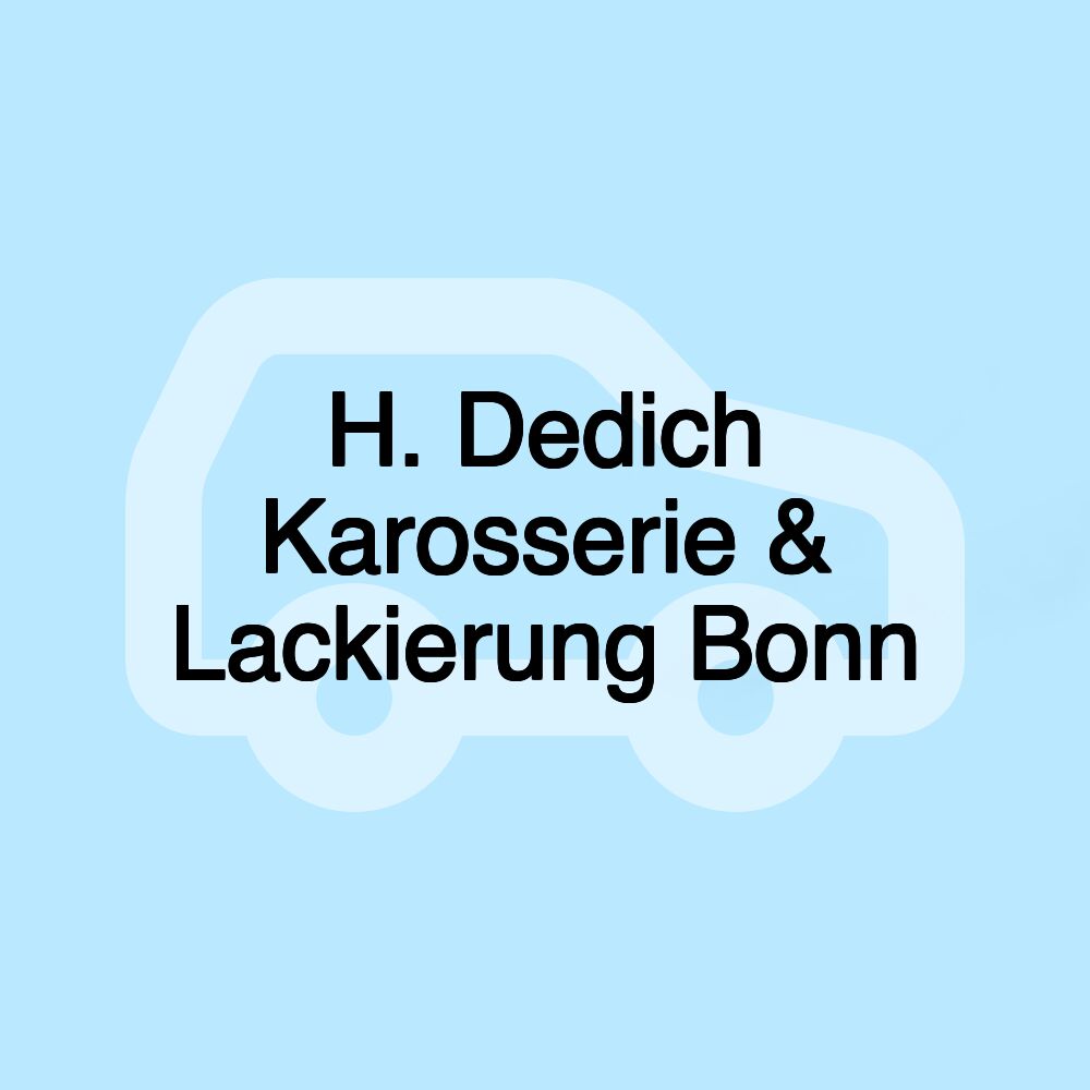 H. Dedich Karosserie & Lackierung Bonn