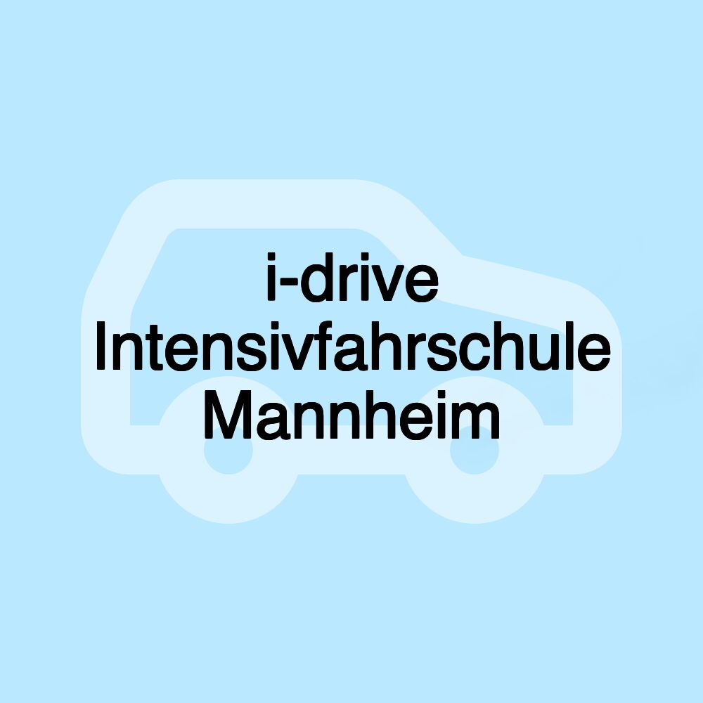 i-drive Intensivfahrschule Mannheim