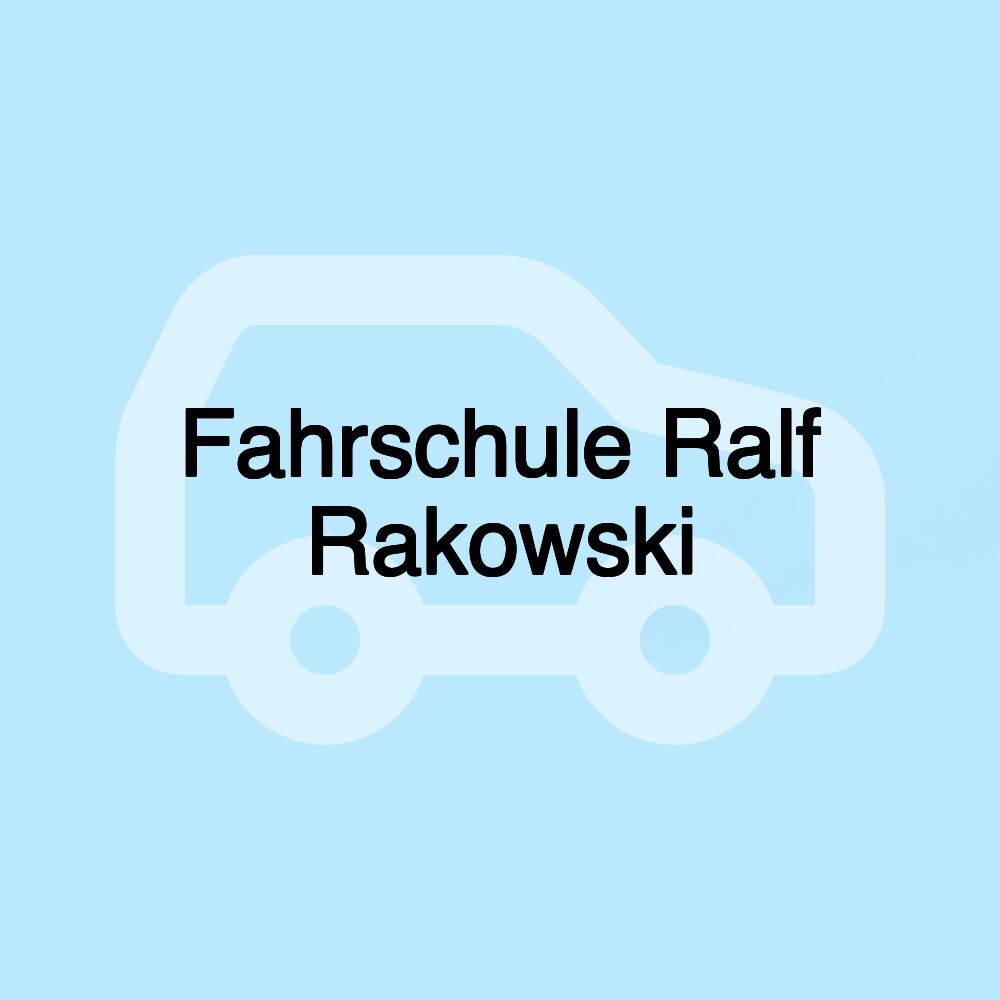 Fahrschule Ralf Rakowski