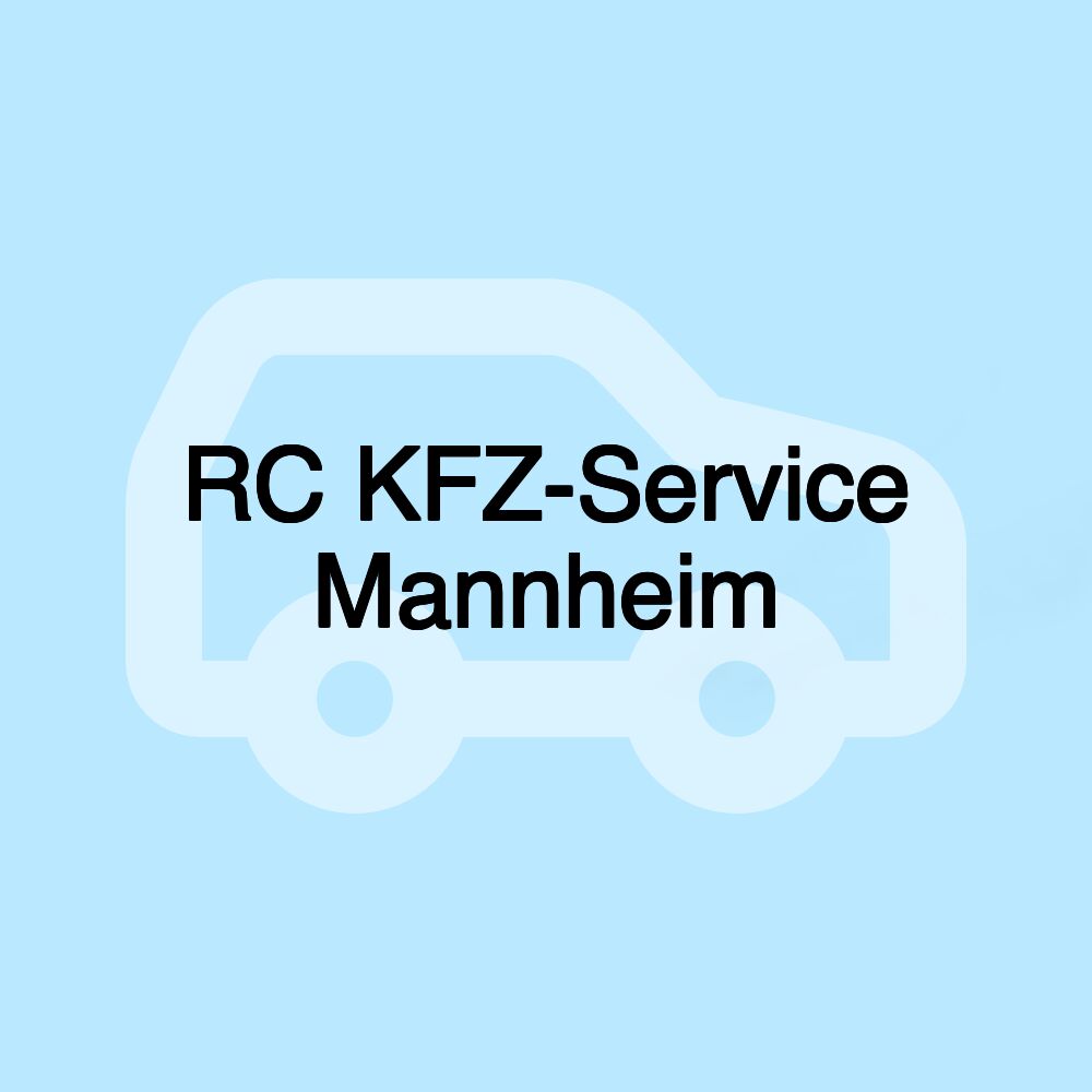 RC KFZ-Service Mannheim