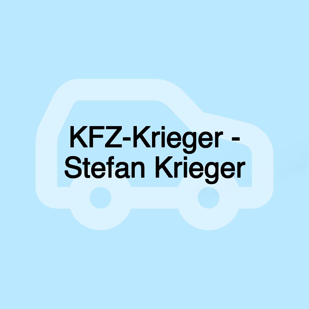 KFZ-Krieger - Stefan Krieger