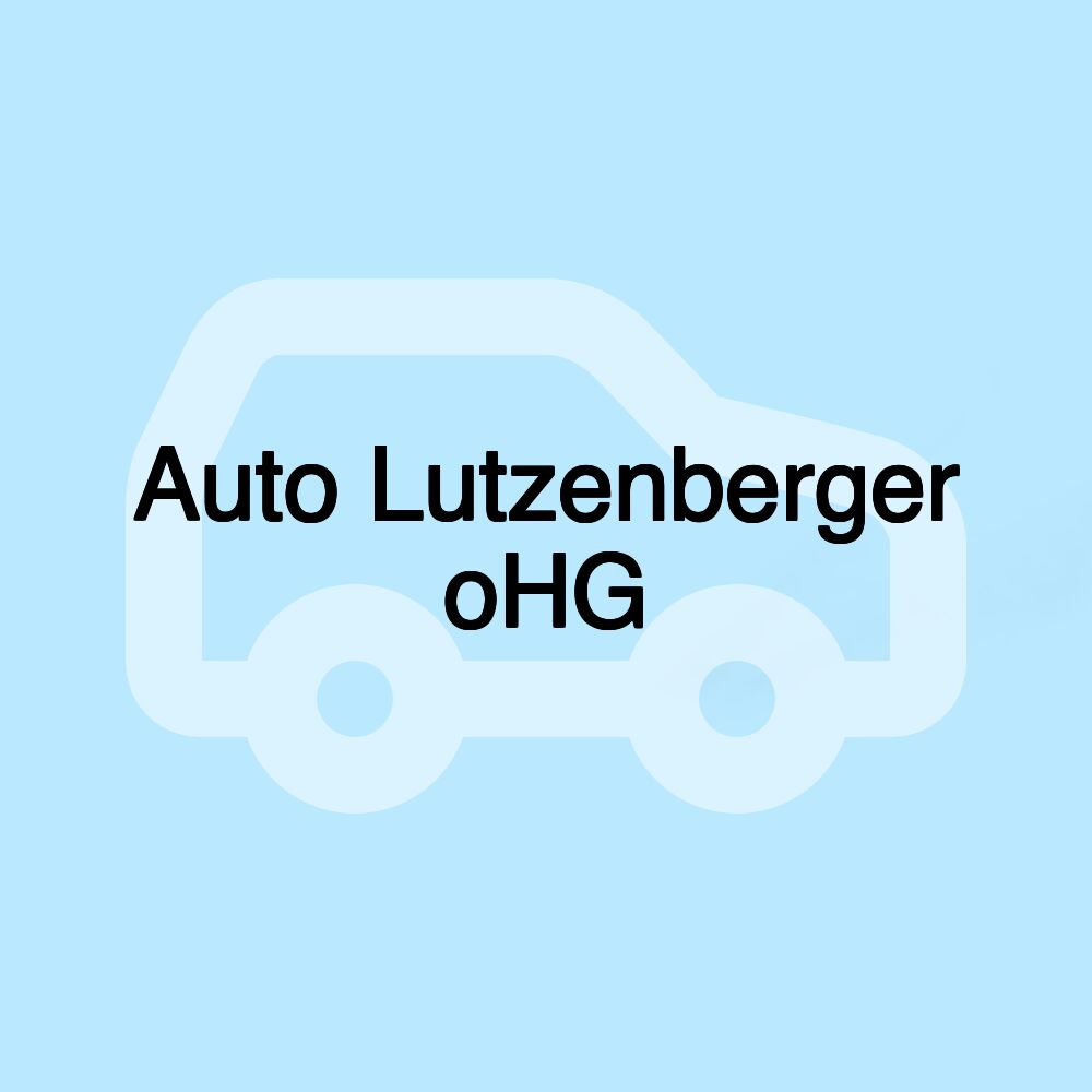 Auto Lutzenberger oHG