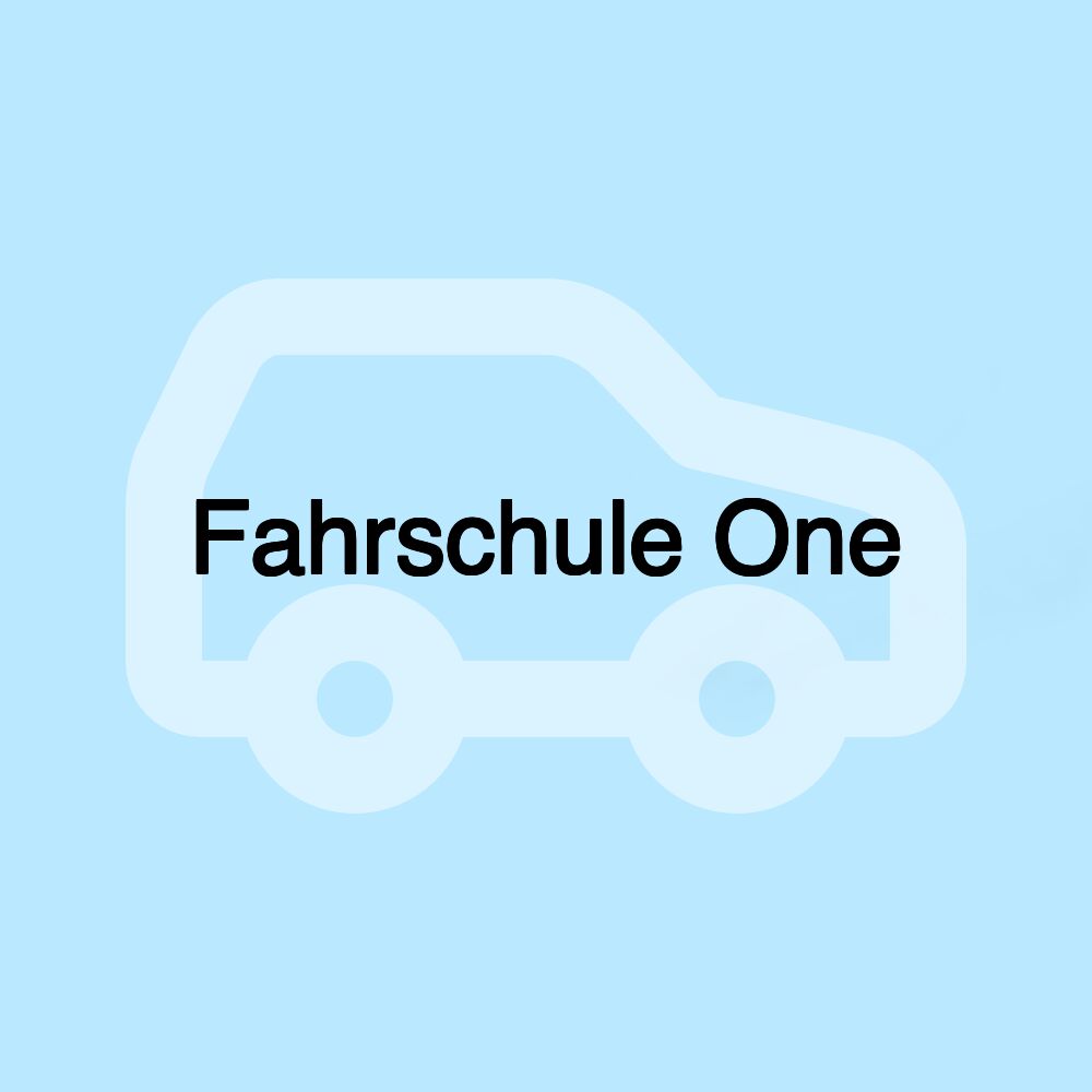 Fahrschule One