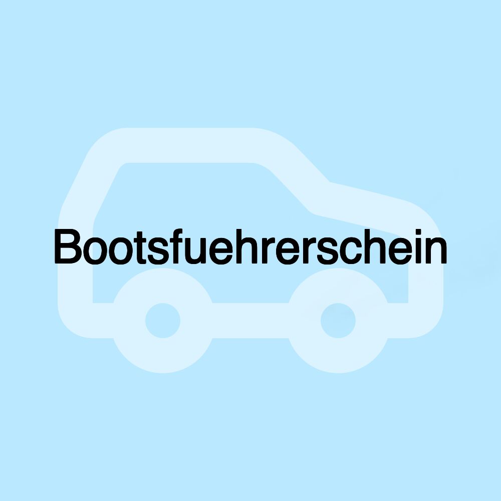 Bootsfuehrerschein