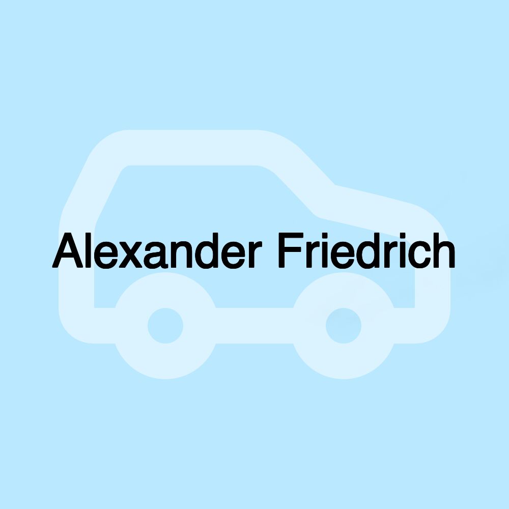 Alexander Friedrich