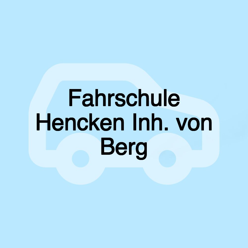 Fahrschule Hencken Inh. von Berg