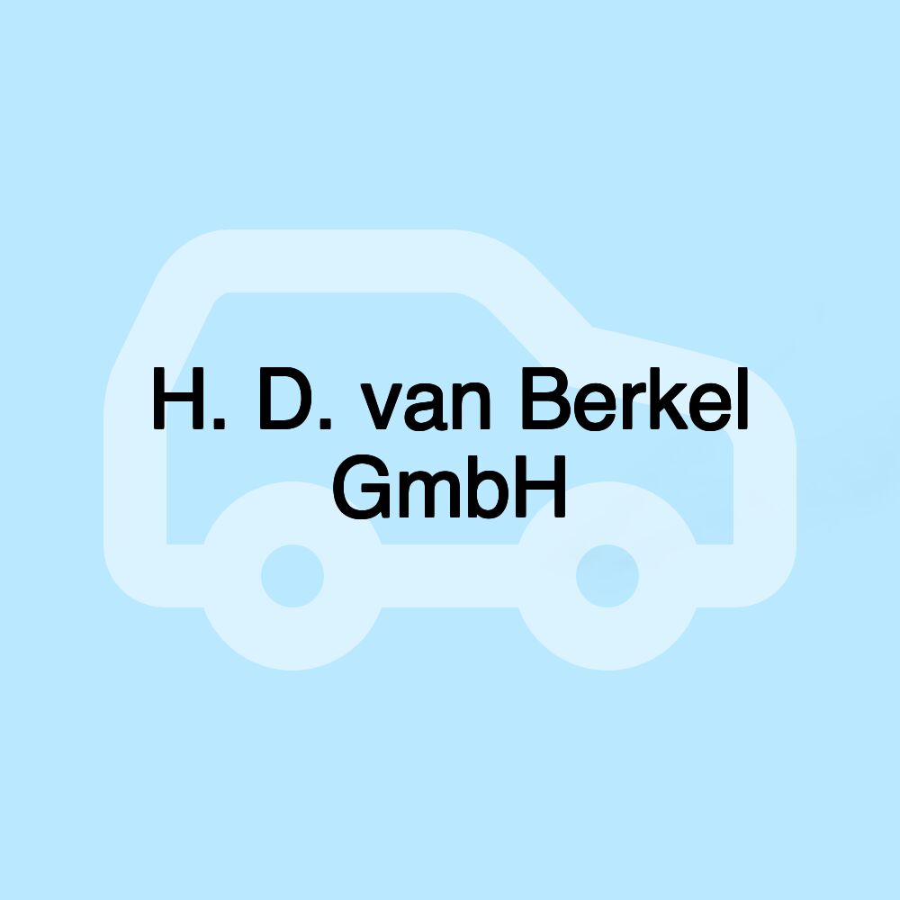 H. D. van Berkel GmbH