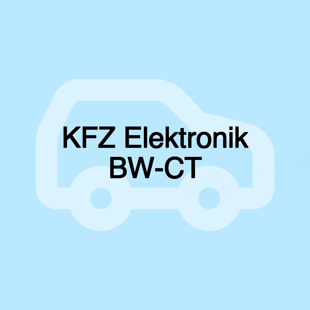 KFZ Elektronik BW-CT