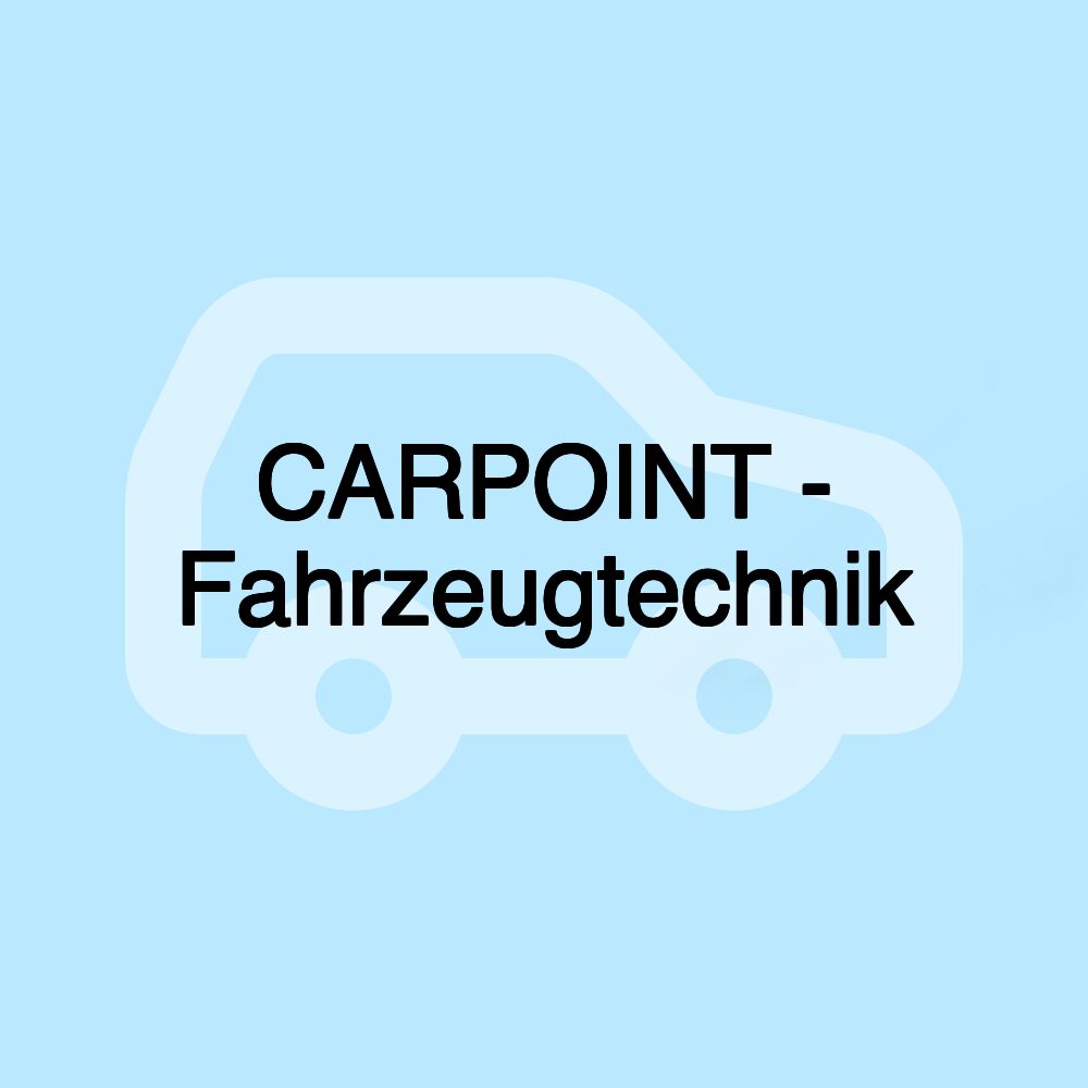 CARPOINT - Fahrzeugtechnik