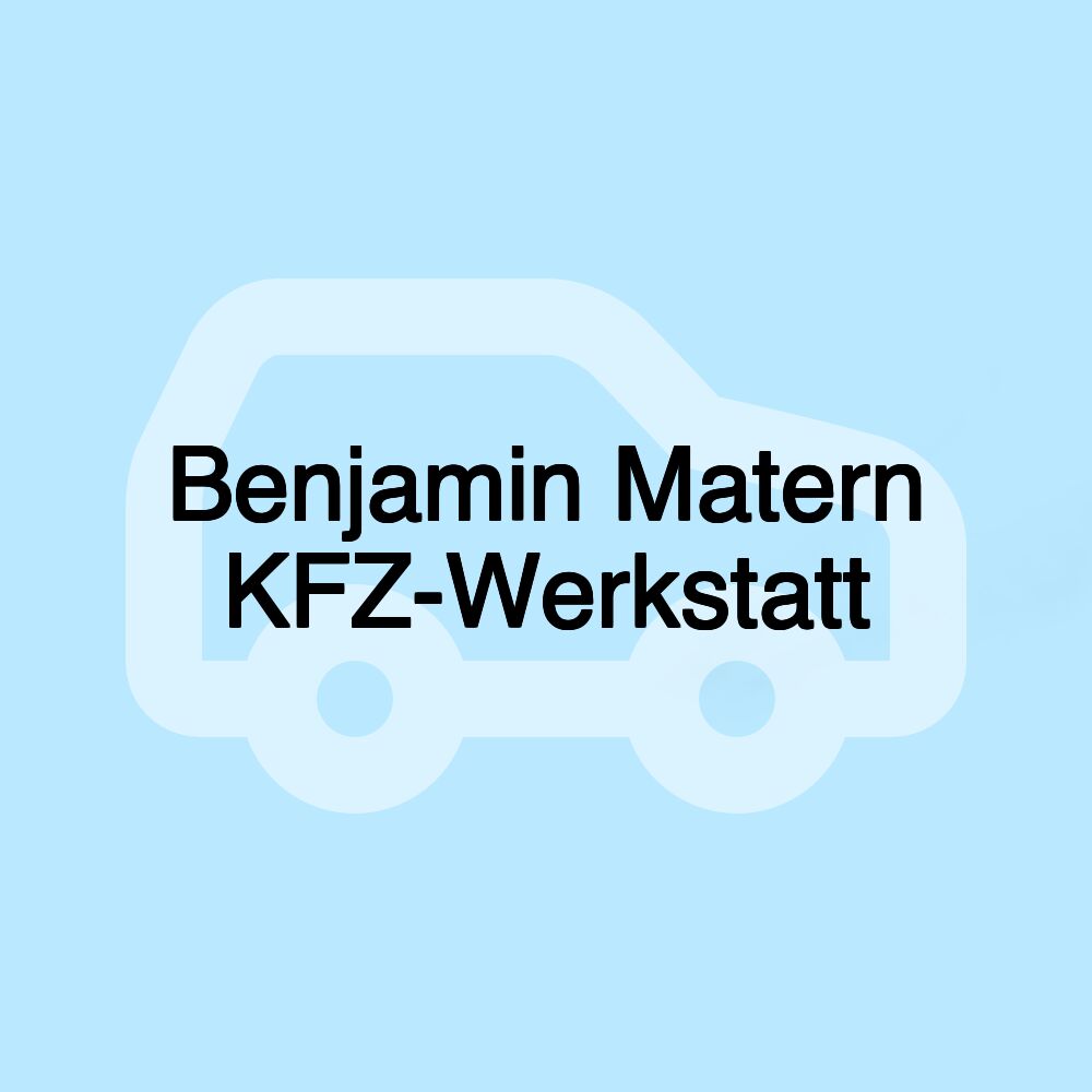 Benjamin Matern KFZ-Werkstatt