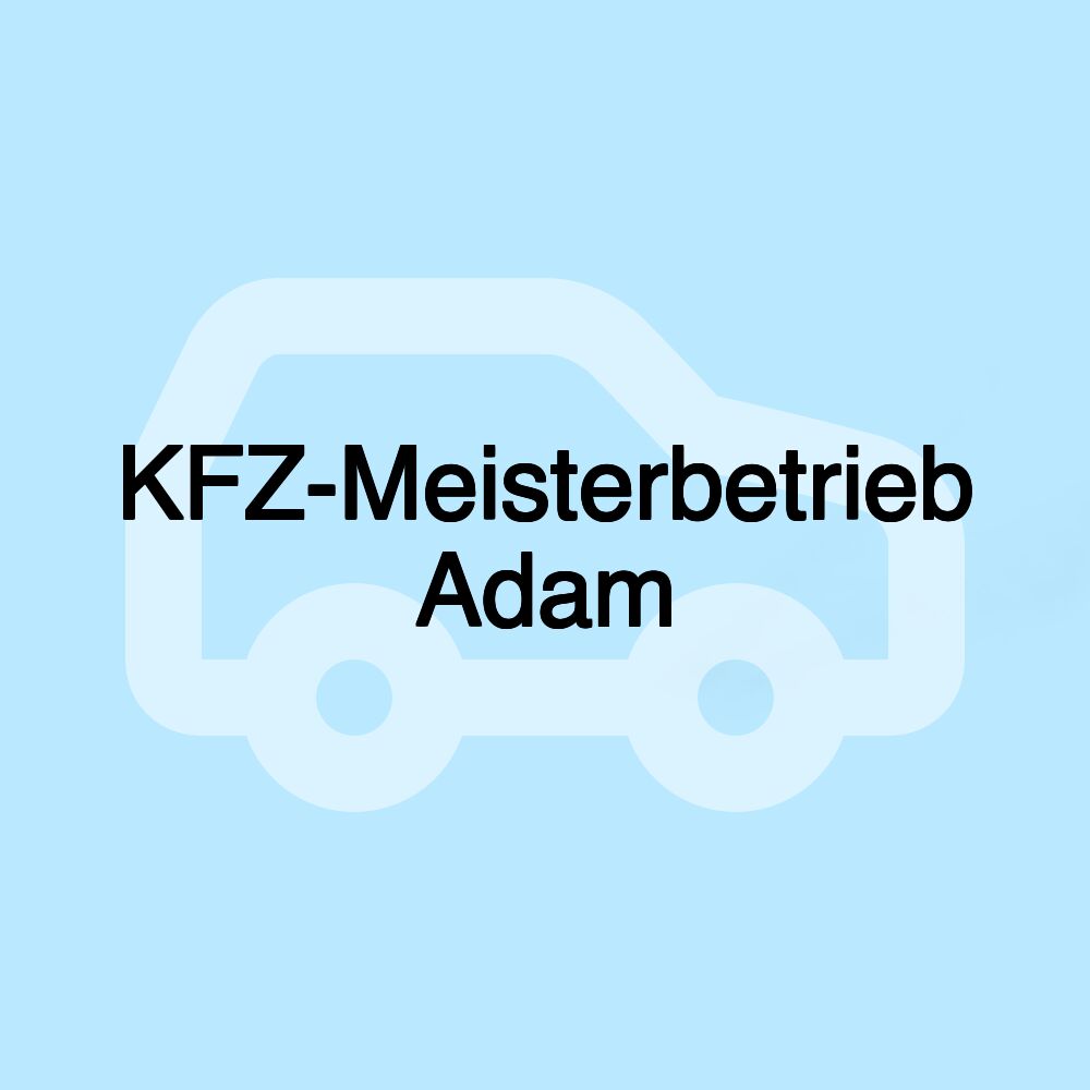 KFZ-Meisterbetrieb Adam