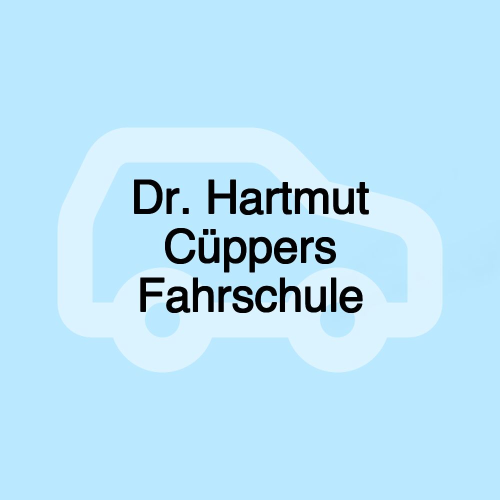 Dr. Hartmut Cüppers Fahrschule