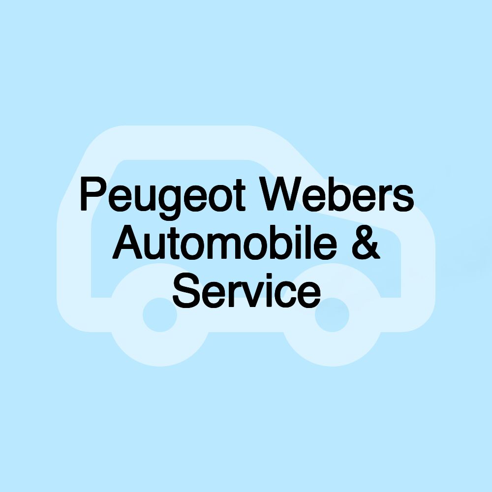 Peugeot Webers Automobile & Service