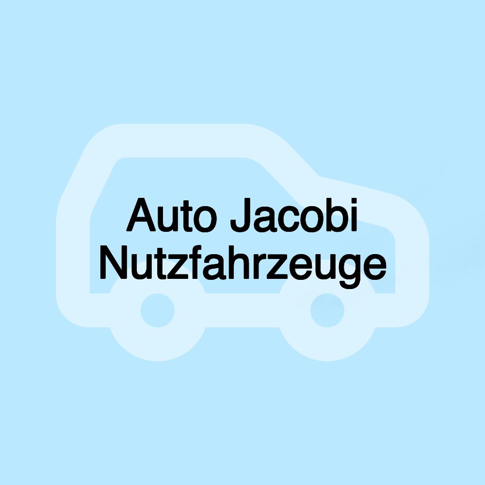 Auto Jacobi Nutzfahrzeuge