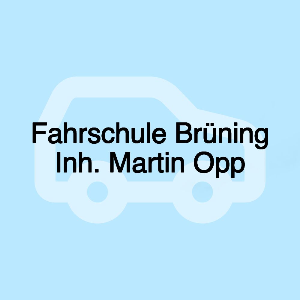 Fahrschule Brüning Inh. Martin Opp