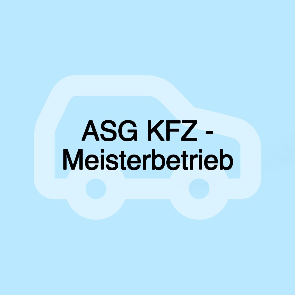 ASG KFZ - Meisterbetrieb