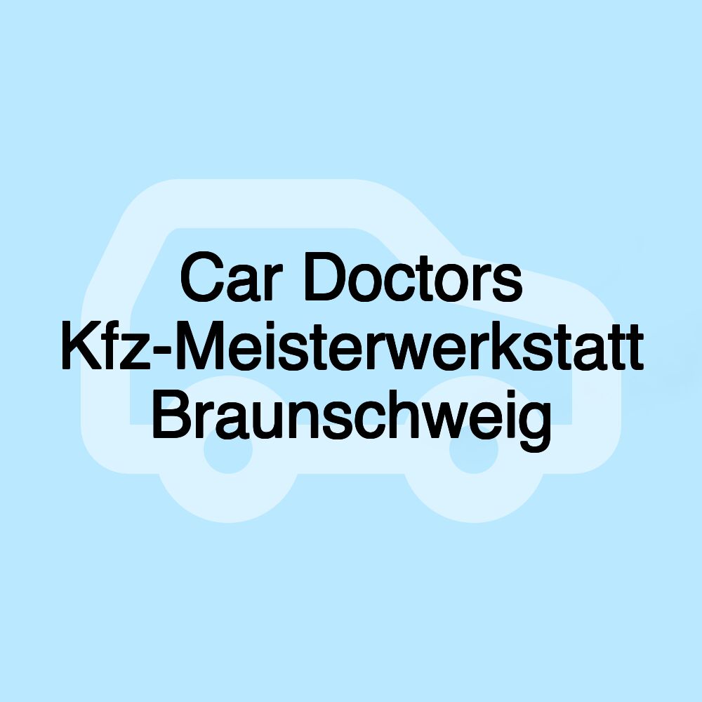 Car Doctors Kfz-Meisterwerkstatt Braunschweig