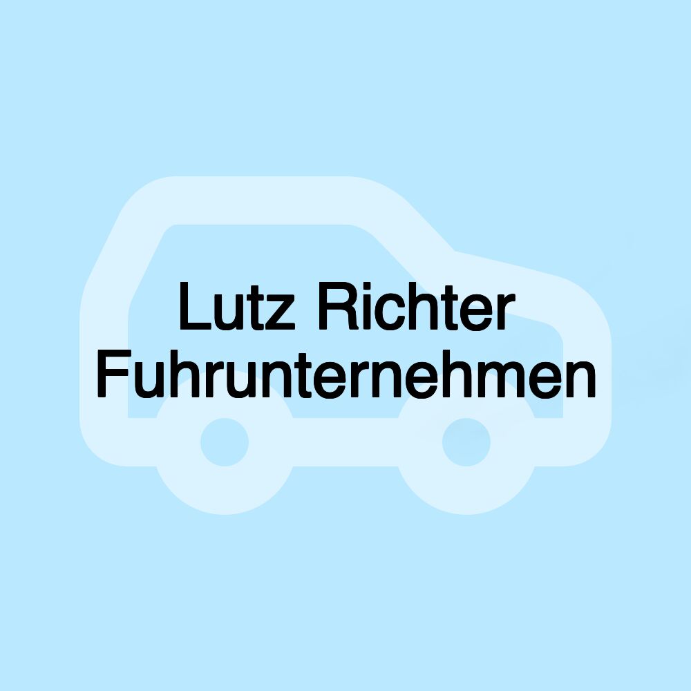 Lutz Richter Fuhrunternehmen