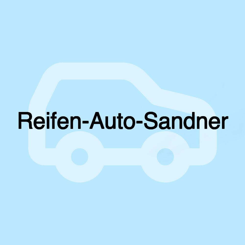 Reifen-Auto-Sandner