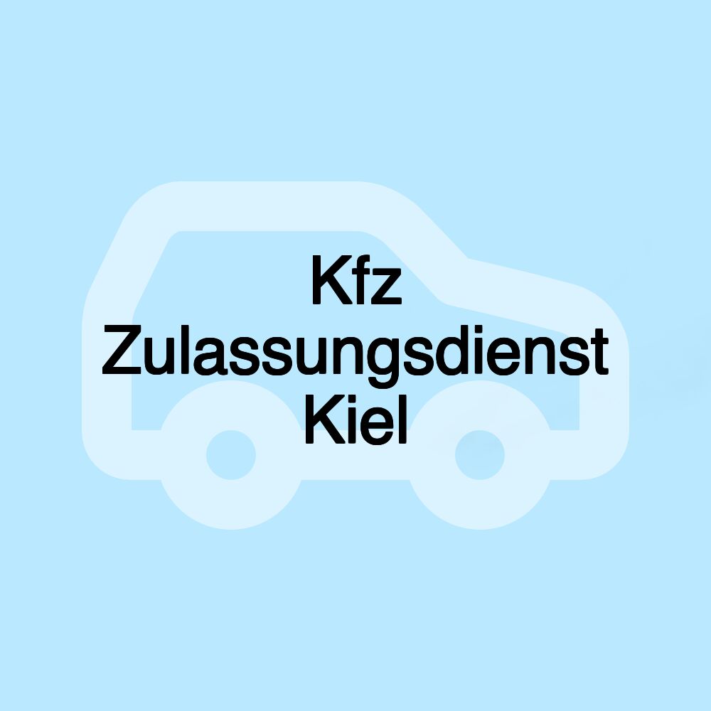 Kfz Zulassungsdienst Kiel