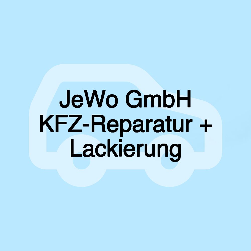 JeWo GmbH KFZ-Reparatur + Lackierung