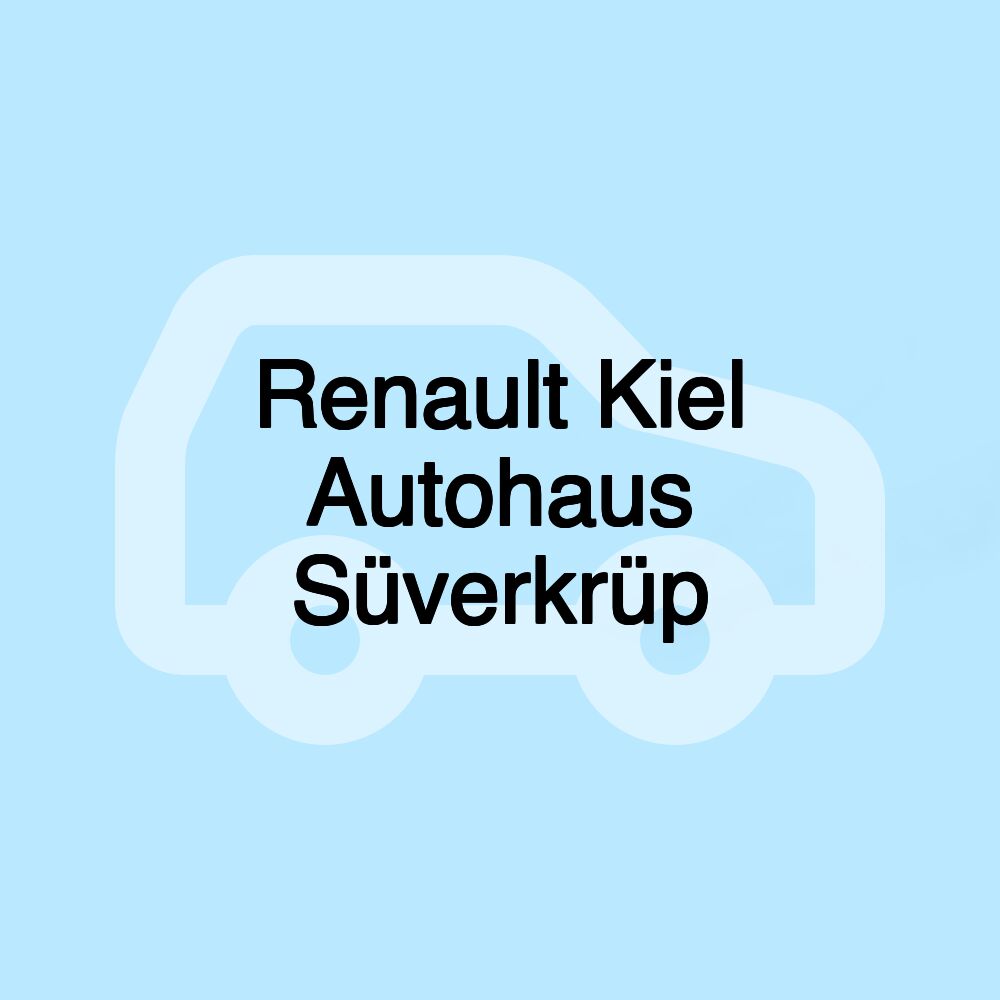 Renault Kiel Autohaus Süverkrüp