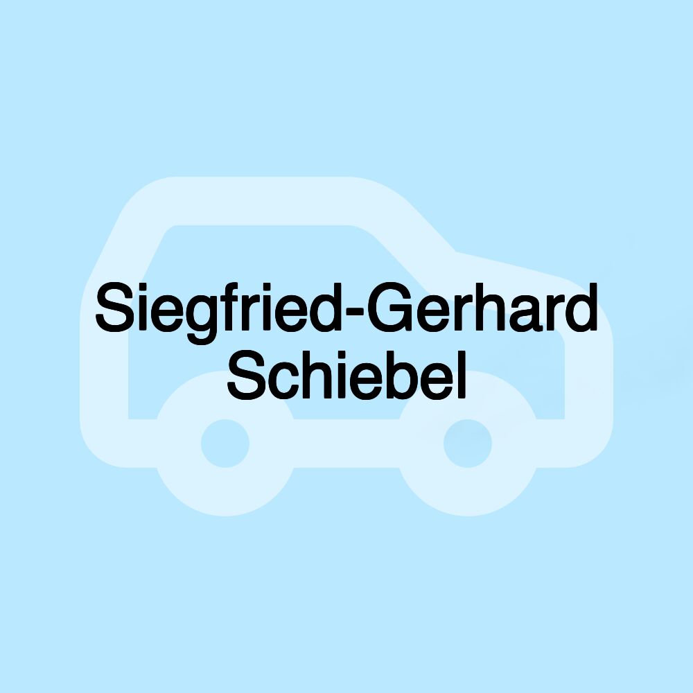 Siegfried-Gerhard Schiebel