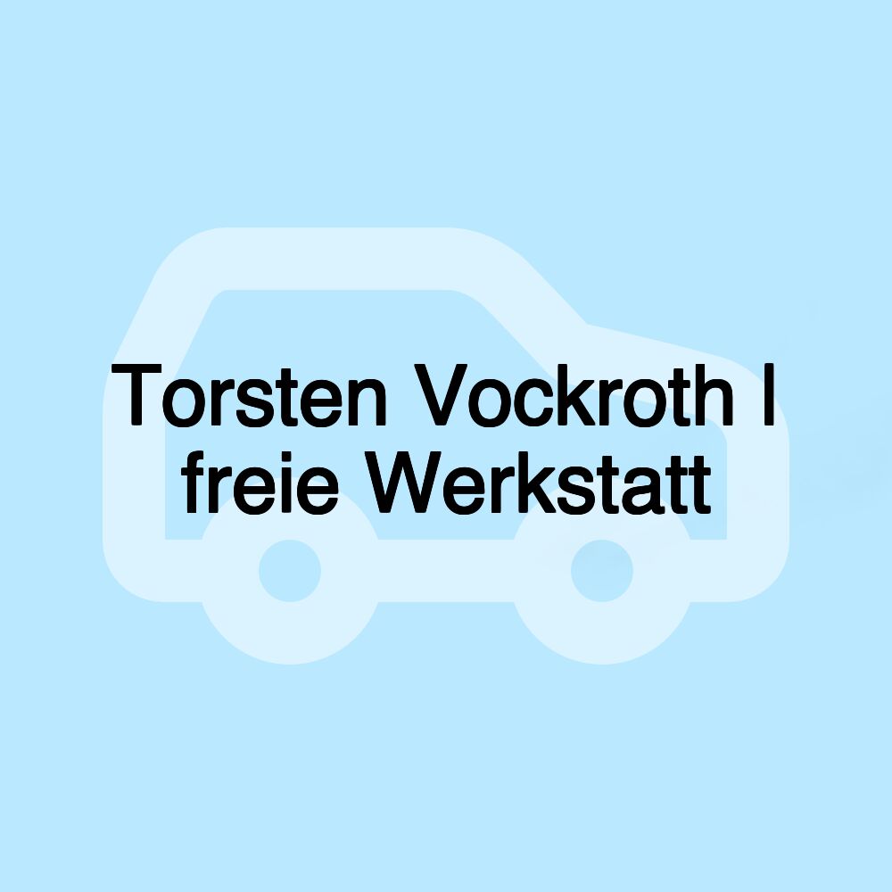 Torsten Vockroth | freie Werkstatt