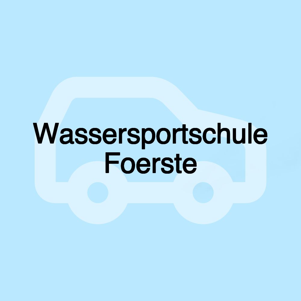 Wassersportschule Foerste