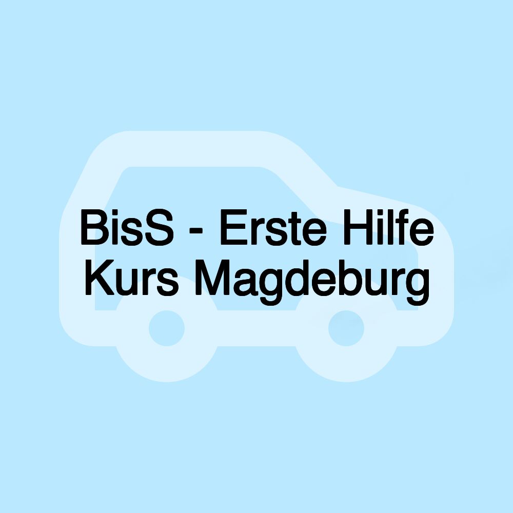 BisS - Erste Hilfe Kurs Magdeburg