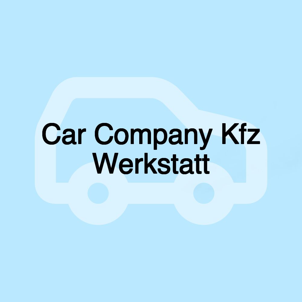 Car Company Kfz Werkstatt