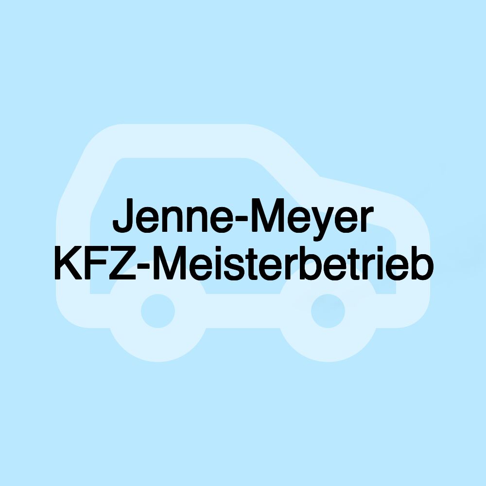 Jenne-Meyer KFZ-Meisterbetrieb