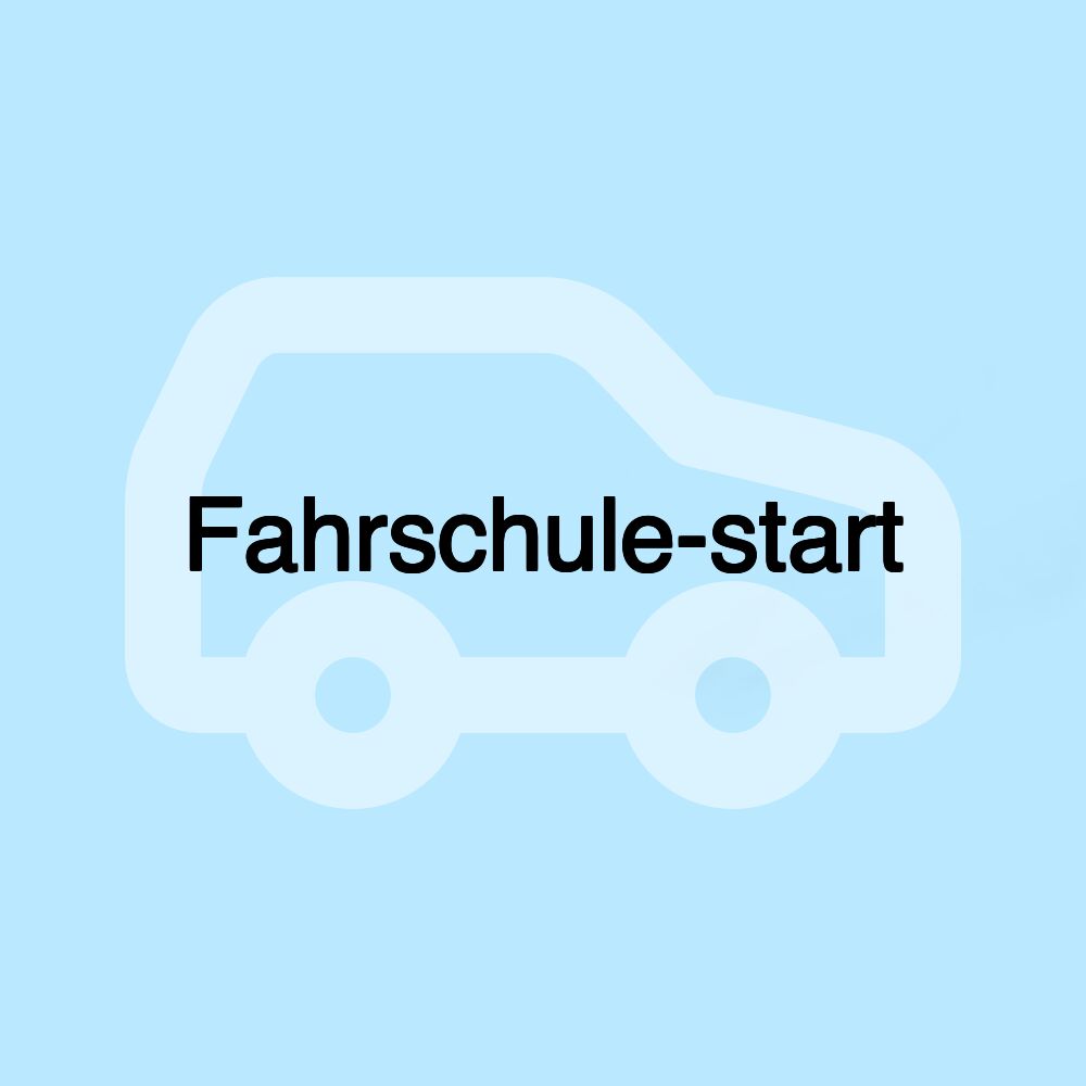 Fahrschule-start