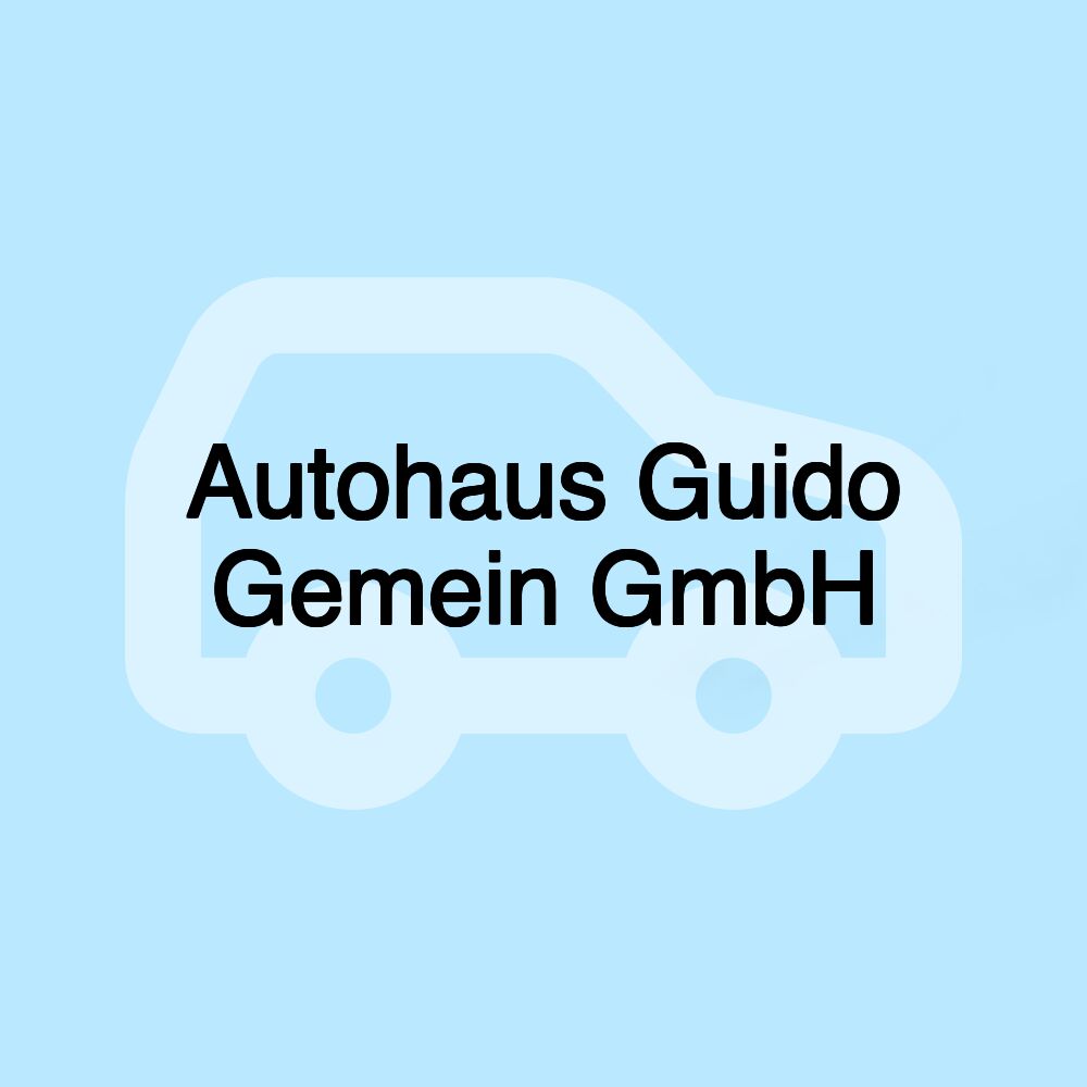 Autohaus Guido Gemein GmbH