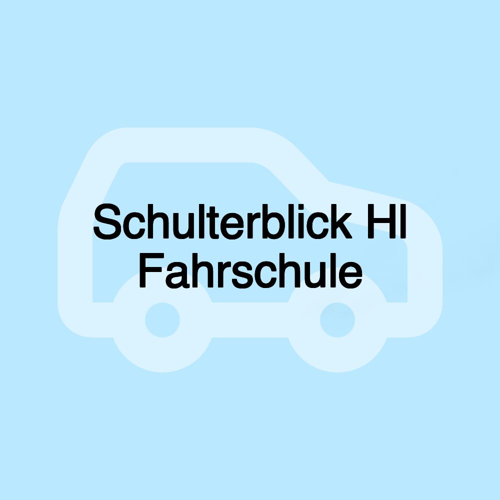 Schulterblick Hl Fahrschule