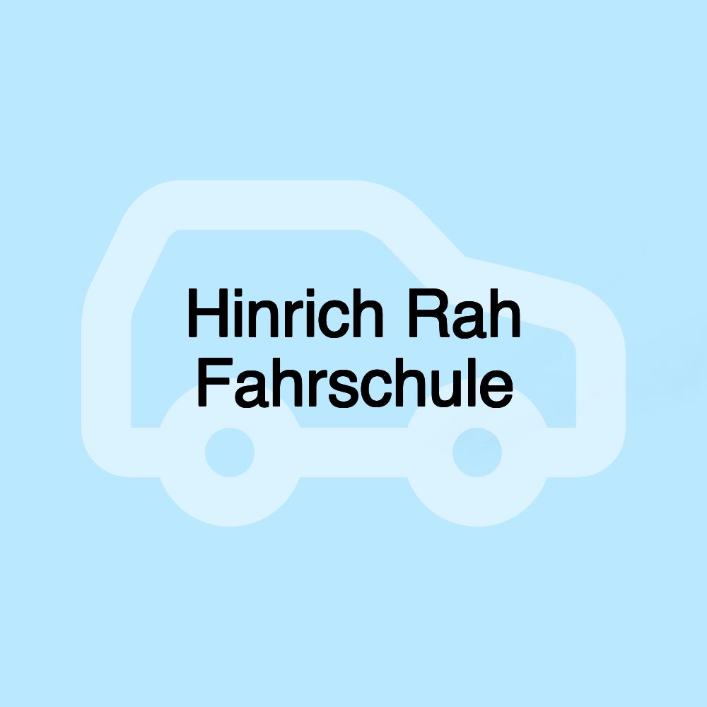 Hinrich Rah Fahrschule