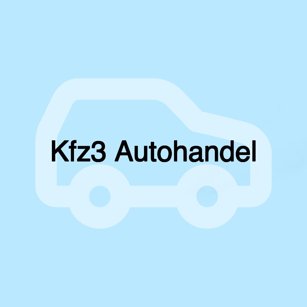 Kfz3 Autohandel