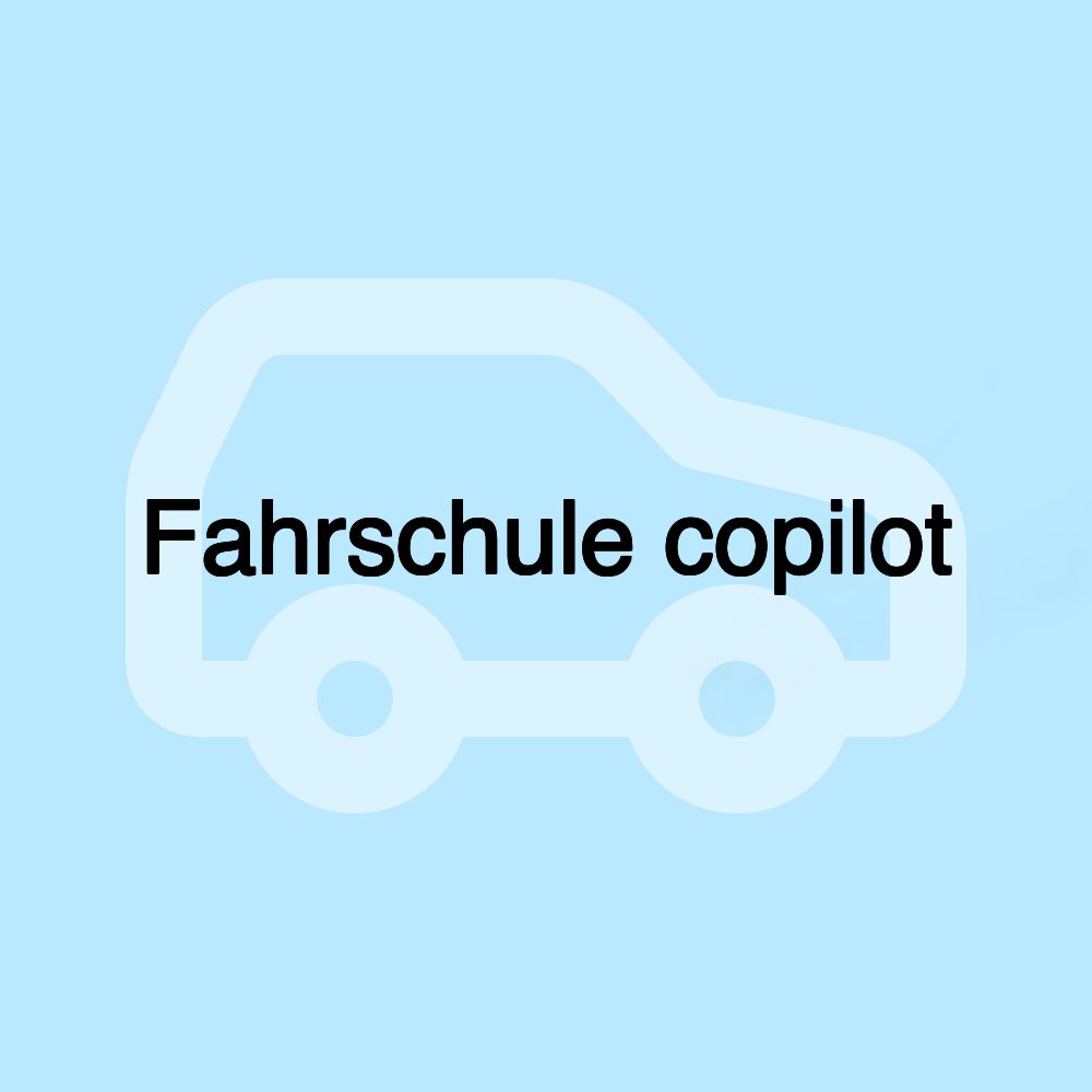 Fahrschule copilot