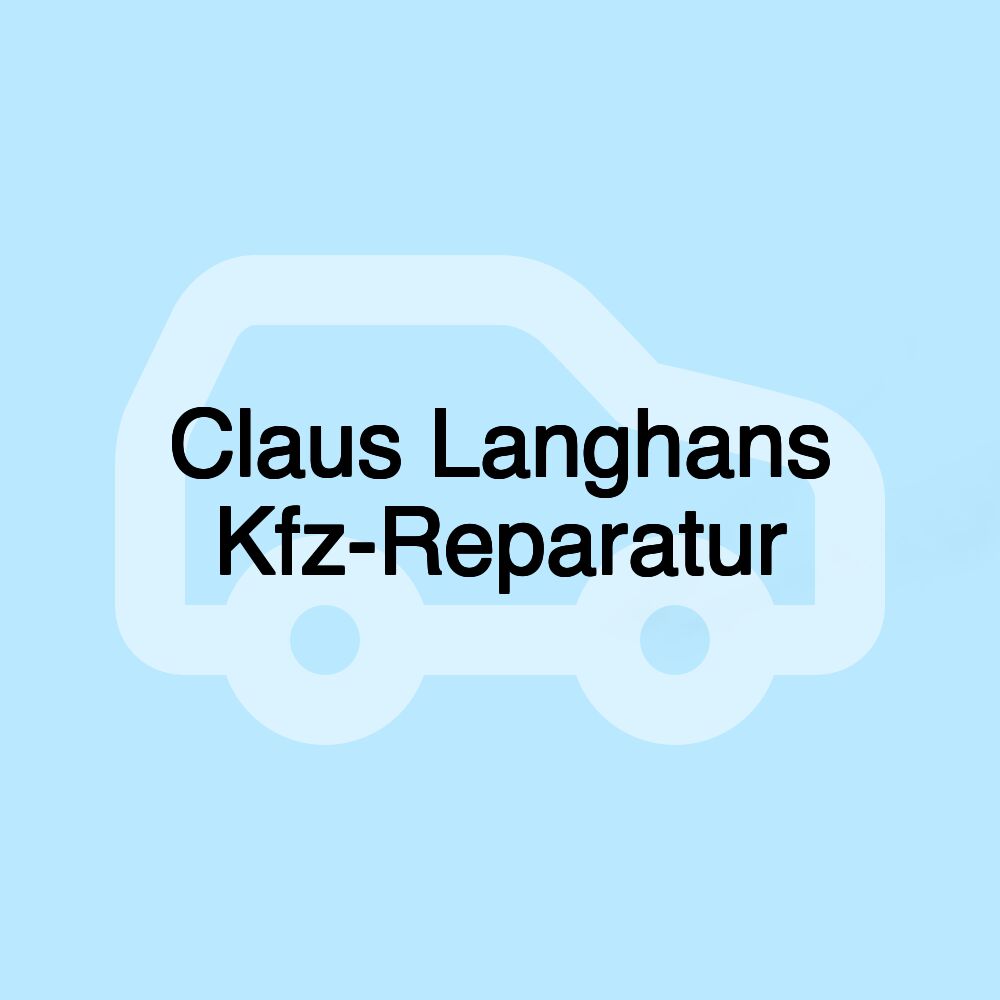 Claus Langhans Kfz-Reparatur